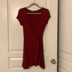 Red Wrap Dress